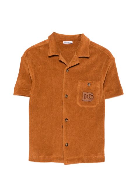 Camicia con logo DOLCE & GABBANA KIDS | L4JS50 HU7OAM650